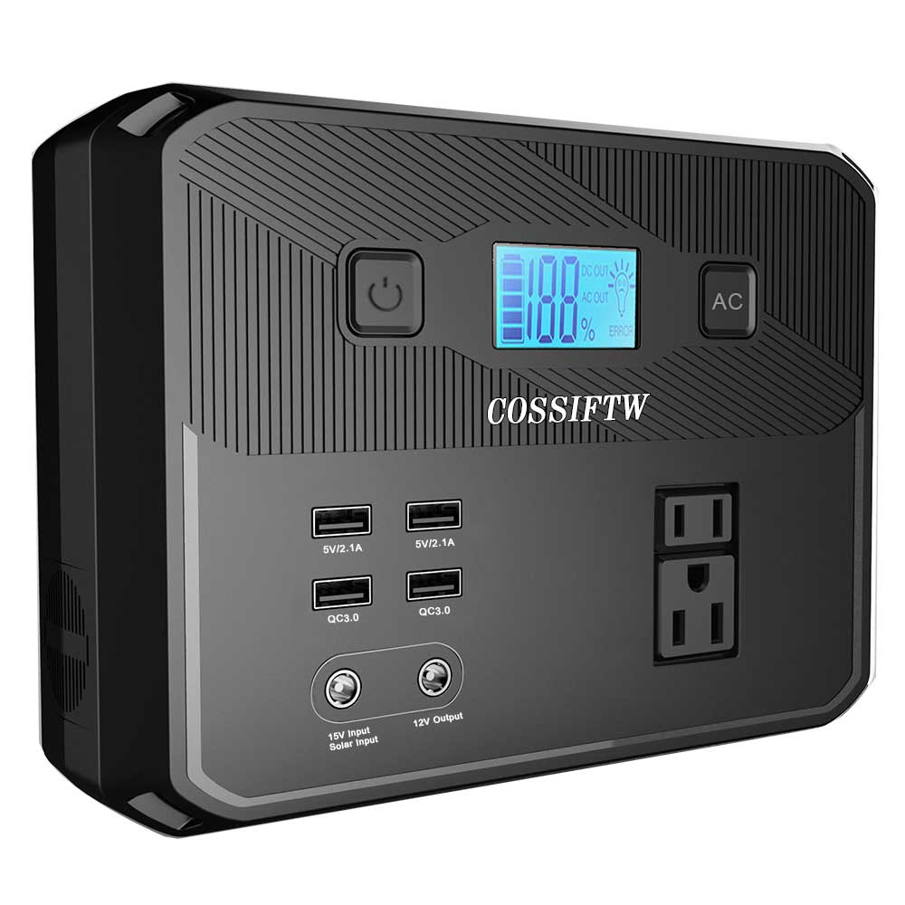太陽能發(fā)電機外部電池組200W便攜式電站電源組帶插座110V/220v 適用于家用戶外露營